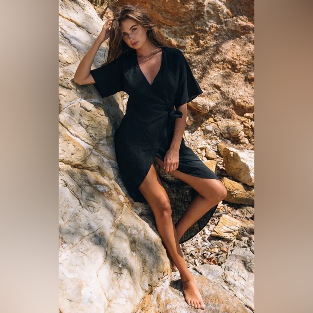 NWT sundays the label circus dress in black